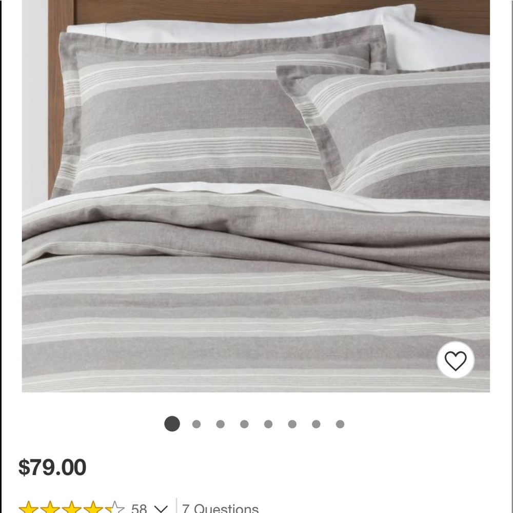 Like New King Duvet and pillow cases